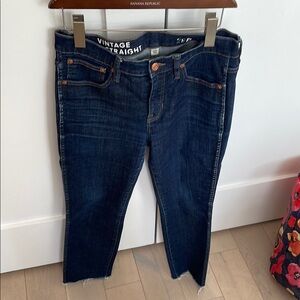 J crew  Vintage Straight Women's Jeans - Dark Blue